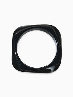 Браслет манжет акрил "Тренд", цвет чёрный