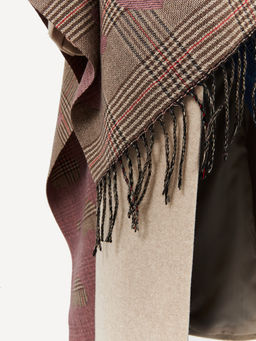 в составе ШЕРСТЬ  и КАШЕМИР Большой, мягкий, теплый  двусторонний палантин - Tantino фото 8