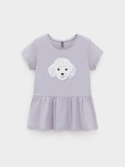 КР 302881/сиреневый 3710 к647 блузка (туника) для дев - Crockid фото 2