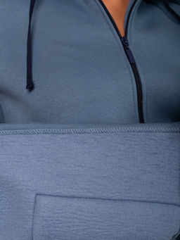 Толстовка женская футер начес 3-х нитка РОКСАНА ИНДИГО - Domtrik Домашний трикотаж фото 2