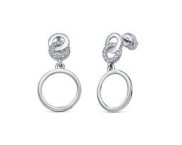 Серьги, куб.циркон., В10-1161