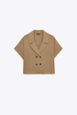 CROSSOVER SHORT SHIRT - Zara фото 3