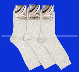 Цена за 10 пар. КАЛИНОВ носки мужские Смоленск лён арт. М-8