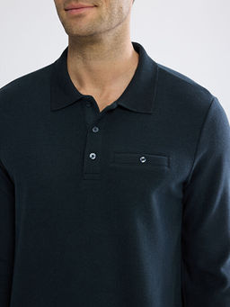 Polo Yaka Erkek Sweatshirt