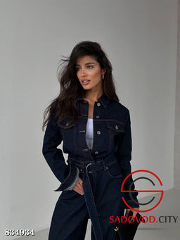 Джинсовый комбинезон женский - Bruno фото 2