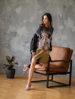 Лонгслив с авторским рисунком - Sahar art lab фото 17