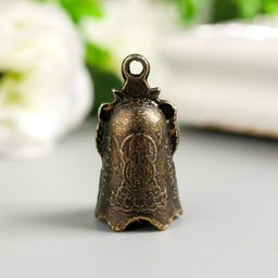 Цена за 10 шт. Колокольчик бронза d=1,5 см - Simaland фото 2