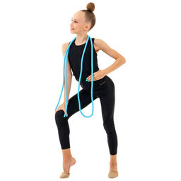 Скакалка гимнастическая утяжелённая Grace Dance, 3 м, 180 г, цвет голубой  фото 7