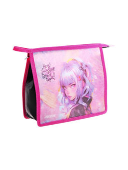 Папка для тетрадей А5, 243×200×80 мм, deVENTE Hey Girl, молния сверху, пластик, для девочки