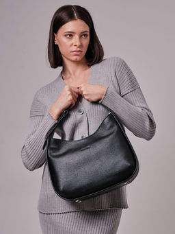 Сумка кожаная Deboro 30422 черный