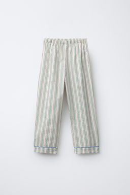 6-14 YEARS/ STRIPED SHIRT AND TROUSERS PYJAMAS