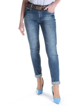 D357 BLUE Джинсы зауженные женские DIOVES