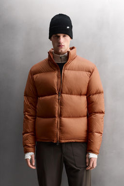 100% FEATHER DOWN PUFFER JACKET