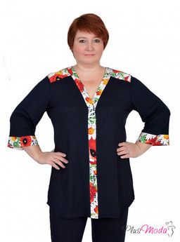 Туника Модель №199 размеры 44-80 - Plusmoda фото 6