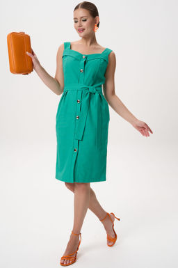 Сарафан Ширли (зелёный)