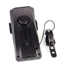 Фонарь передний COMIRON HOLDER ABS, IPX5; 3*T6 LED, 400lm 4800mAh USB индикатор заряда POWER BANK сигнал 130Дб крепление смартфона чёрный /уп 20/80/ - Галеонтрейд фото 10