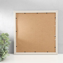 Фоторамка - коллаж на 2 фото Любовное послание, с прищепками, белый, 30?30 см