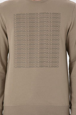 Мужской свитшот светло-хаки Неожиданная скидка в корзине