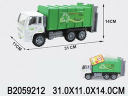 Мусоровоз инерц. (2059212) в сеточке 31*11*14см