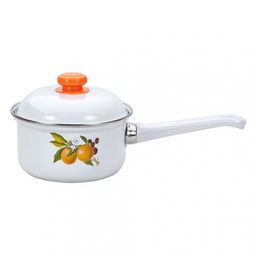 ЭМ_Кастрюля 1,0 л ДЕКОР цил высокая с ОБОД арт 1607АП/4 Лысьва