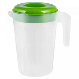 Кувшин пластмассовый 2,5л, д16см, h23см, с крышкой (Россия)