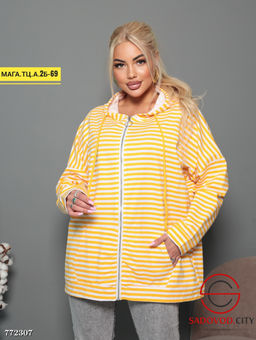 Женский кардиган в полоску - Bruno фото 5