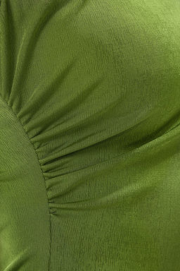 TRENDYOLMILLA Siyah S?f?r Kol Buzgu Detayl? Bisiklet Yaka Alttan C?tc?tl? Orme Body TWOSS25BD00021  фото 4