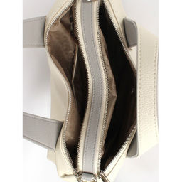 Сумка женская искусственная кожа ADEL-311/2в/ММ, 2 отд/плеч рем, бежевый/серый флотер 259113 - Adelia фото 3