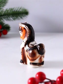 Цена за 2 шт. Фигурка фарфор гжель «Конь Буян», 7.5×6×3 см, цветной