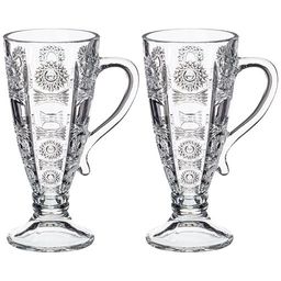 НАБОР ИЗ 2-Х КРУЖЕК MUZA CRYSTAL 250 МЛ. ВЫСОТА=16,5 СМ.