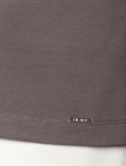 Топ с V-вырезом на регулируемых бретелях эластичный из премиального хлопка - Vilatte фото 4