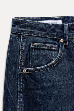 RELAXED BALLOON MID-WAIST TRF JEANS - Zara фото 10