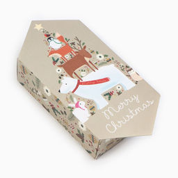 Полотенце махровое Этель Звериная ёлка 30х30 см, 100% хл, 340 г/м2  фото 4