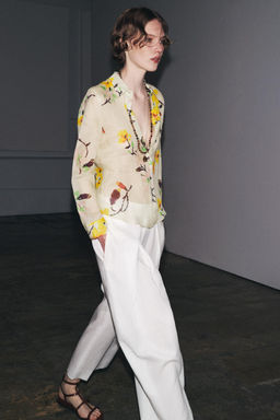 RAMIE FLORAL SHIRT ZW COLLECTION - Zara фото 10