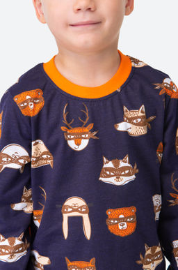 Хлопковая пижама для мальчика Bonito  фото 5