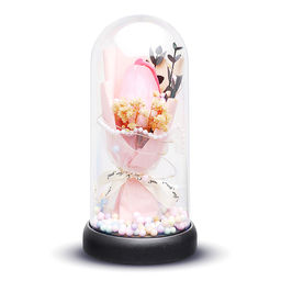 Светильник "Тюльпан" в коробке (розовый) в пакете