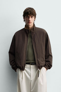 CAZADORA BOMBER FLUIDA REVERSIBLE / Marr?n - Zara фото 2