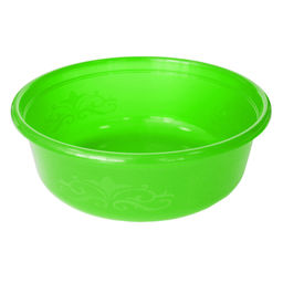 Миска пластмассовая 4л, д28,5см, цвета микс (Россия) - Домашняя мода фото 2