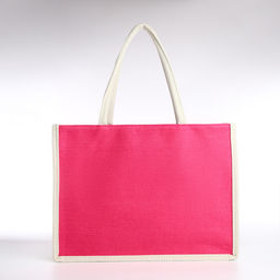 Сумка пляжная без застёжки, цвет молочный/малиновый - Simaland фото 2