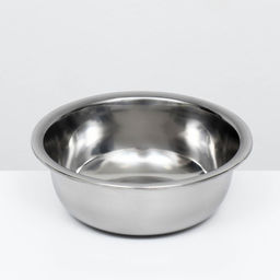 Цена за 2 шт. Миска металлическая эконом, 0.5 л, 17×5 см