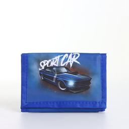 Кошелёк детский на липучке «Выбражулька», синий