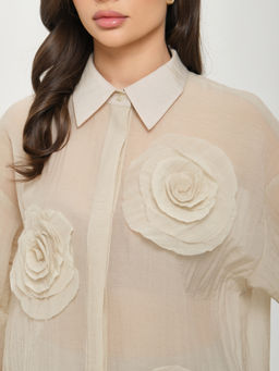 Блузка с поясом