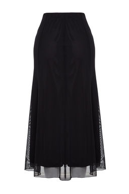 TRENDYOLMILLA Siyah Astarl? Tul Maxi Orme Etek TWOAW24ET00130 фото 13