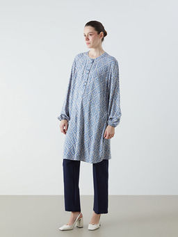 Hakim Yaka Desenli Kad?n Tunik