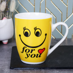 Кружка 350 мл Смайлик / LU-365 /уп 72/желтый - Галеонтрейд фото 5