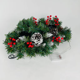 Новогодний декор - Санки подсвечник с гирляндой - Ип лебедев о.ю фото 2