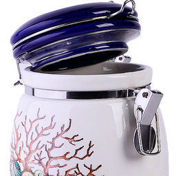 30808 Банка для сыпучих 930 мл Страна чудес дол/жел LR (х24) - Mayer&boch фото 3