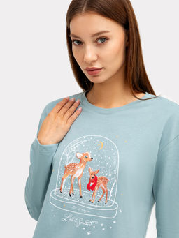 Комплект домашний Mark Formelle 592510 из хлопка серый  фото 4