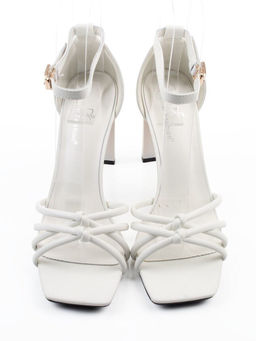 08-M56F-229R WHITE Босоножки женские (натуральная кожа)