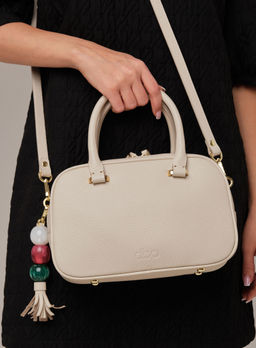 Кожаная сумка Hawaii DBR 31216 светлый крем фото 2